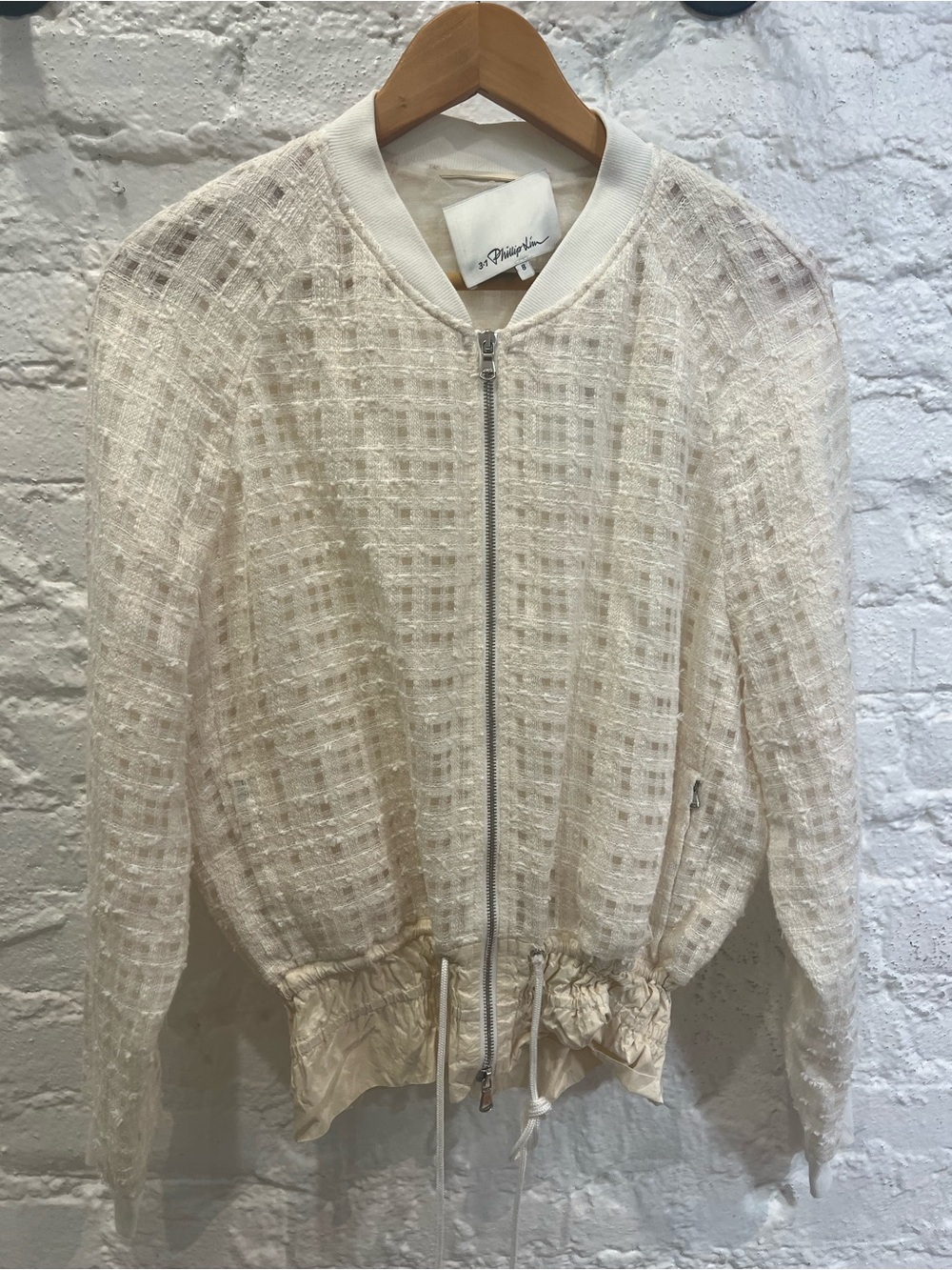3.1 Phillip Lim textured woven bomber jacket